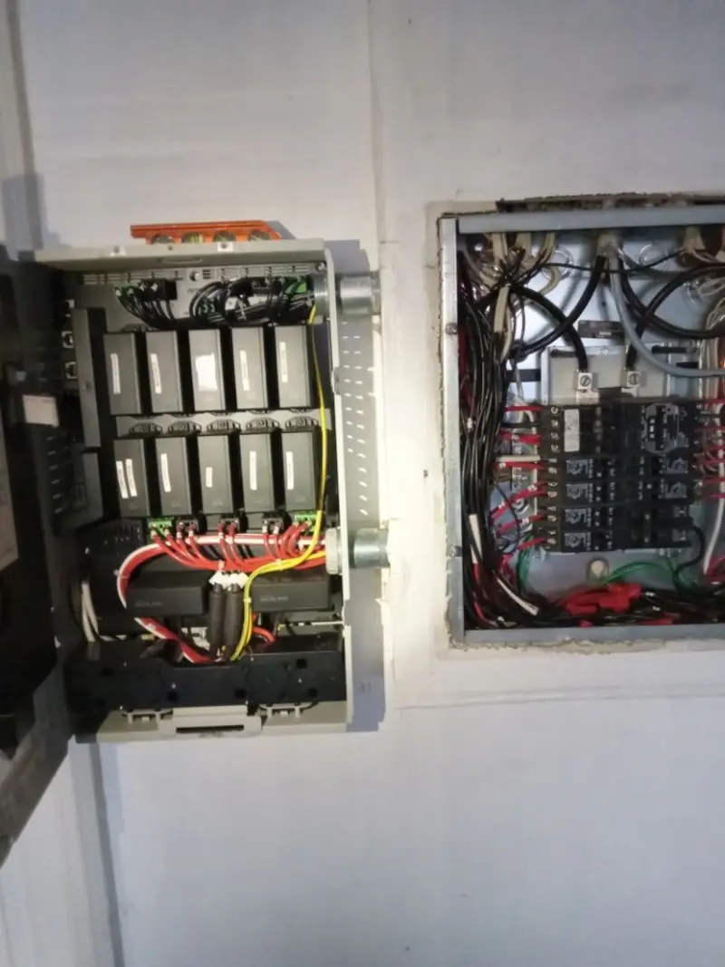 Electrical panel upgrade completed for Electrical Inspection in Brandermill